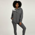 Conjunto de sudadera con capucha y pantalón de chándal para mujer