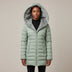 Chaqueta con capucha aislante para mujer - Green