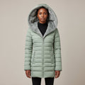 Chaqueta con capucha aislante para mujer