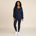Conjunto de sudadera con capucha y pantalón de chándal para mujer