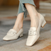 Sophia - Mocasines ortopédicos de cuero confort - Beis