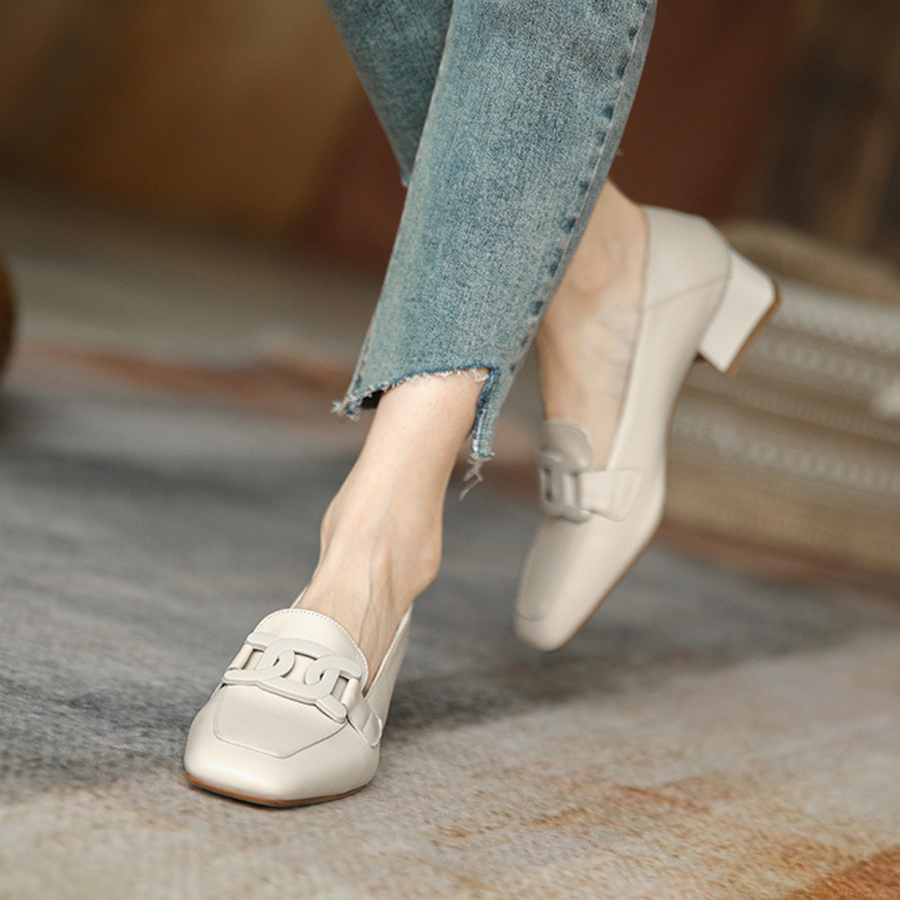 Sophia - Mocasines ortopédicos de cuero confort