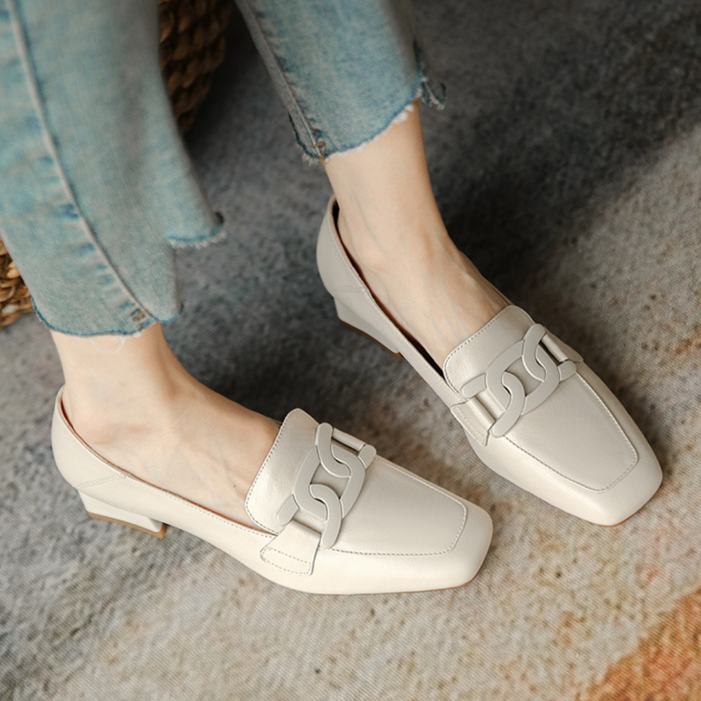 Sophia - Mocasines ortopédicos de cuero confort
