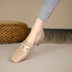 Sophia - Mocasines ortopédicos de cuero confort - Marrón