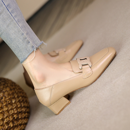 Sophia - Mocasines ortopédicos de cuero confort