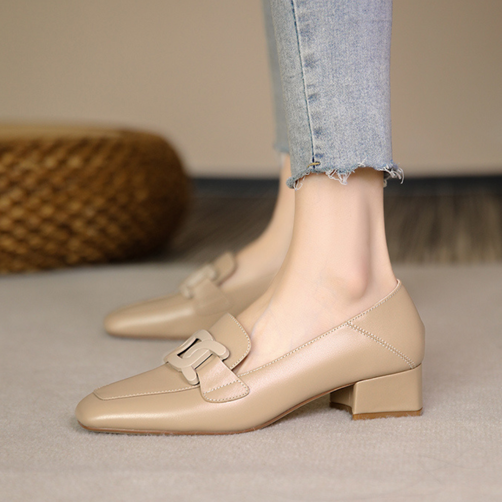 Sophia - Mocasines ortopédicos de cuero confort