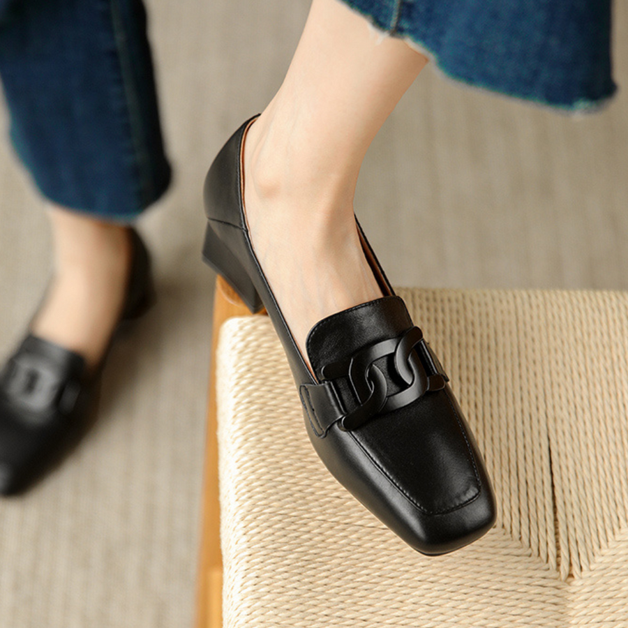 Sophia - Mocasines ortopédicos de cuero confort