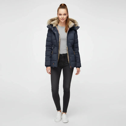Luvrefashion | Quilted Puffer Jacket with Hood for in Black - image 8