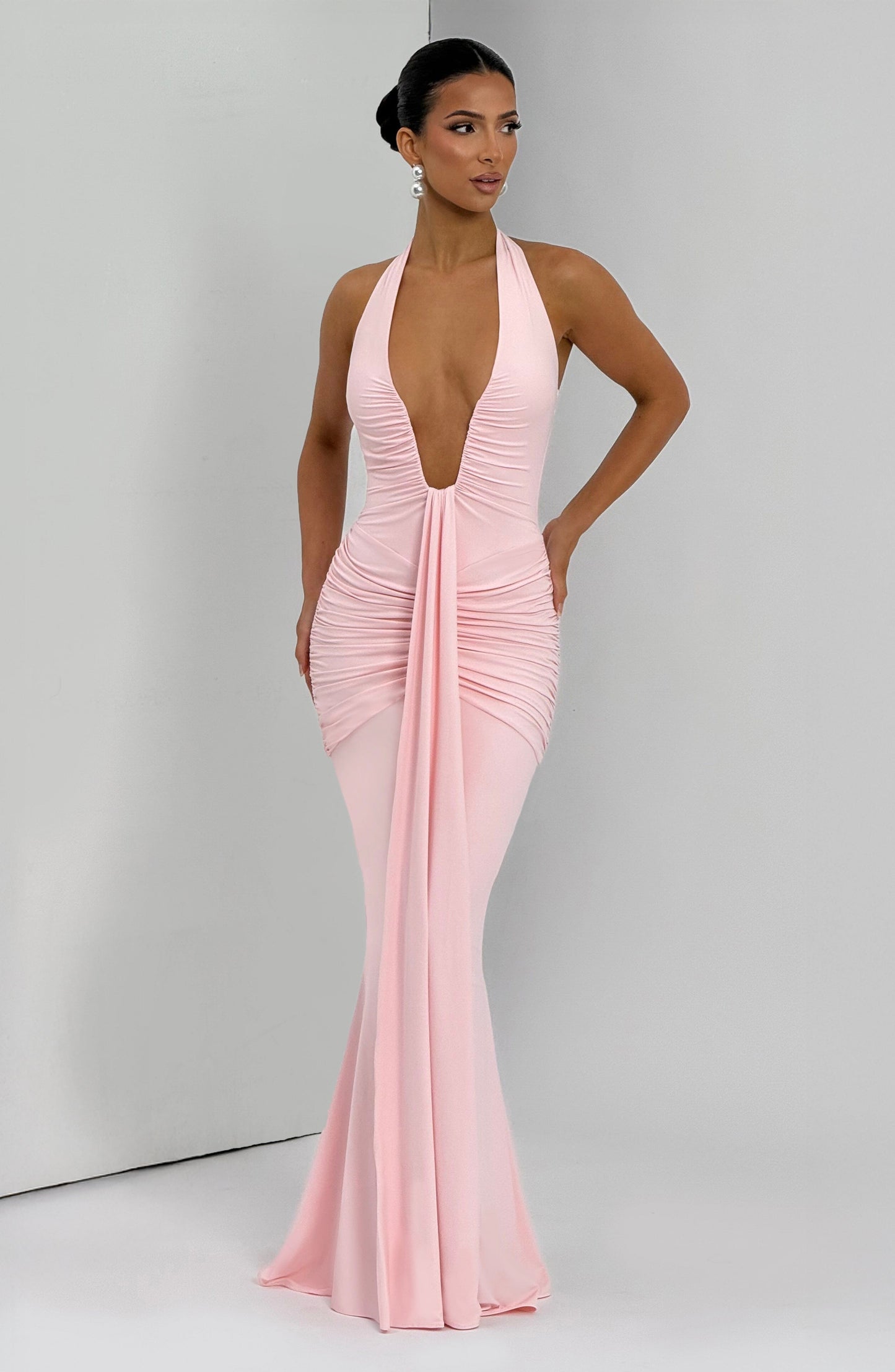 Vestido de verano largo Sophia Blush