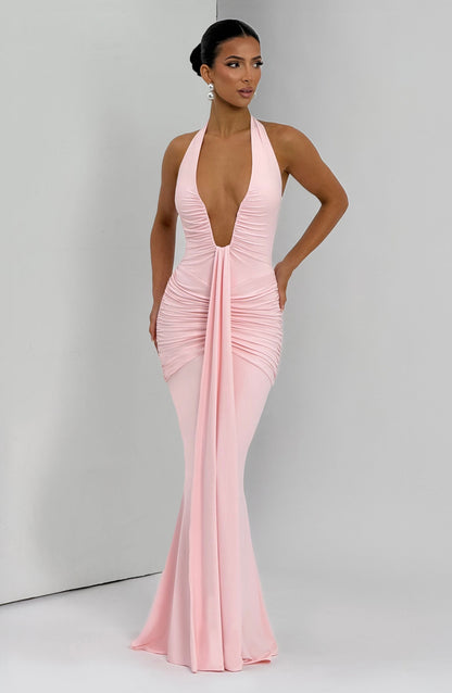 Vestido de verano largo Sophia Blush