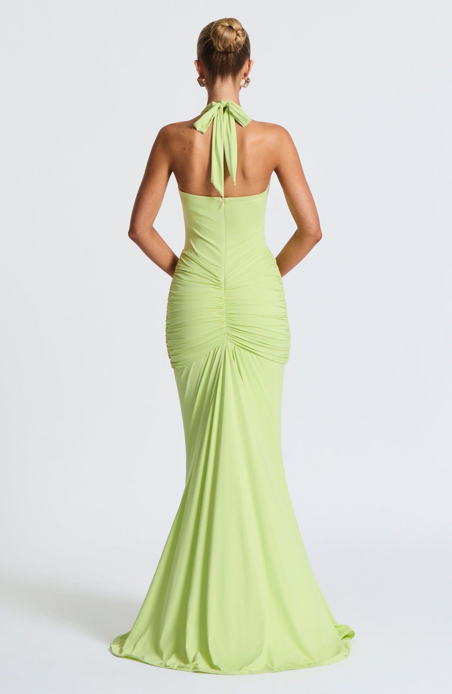 Vestido largo de verano Sophia Lime