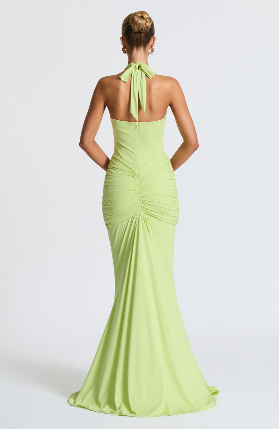 Vestido largo de verano Sophia Lime