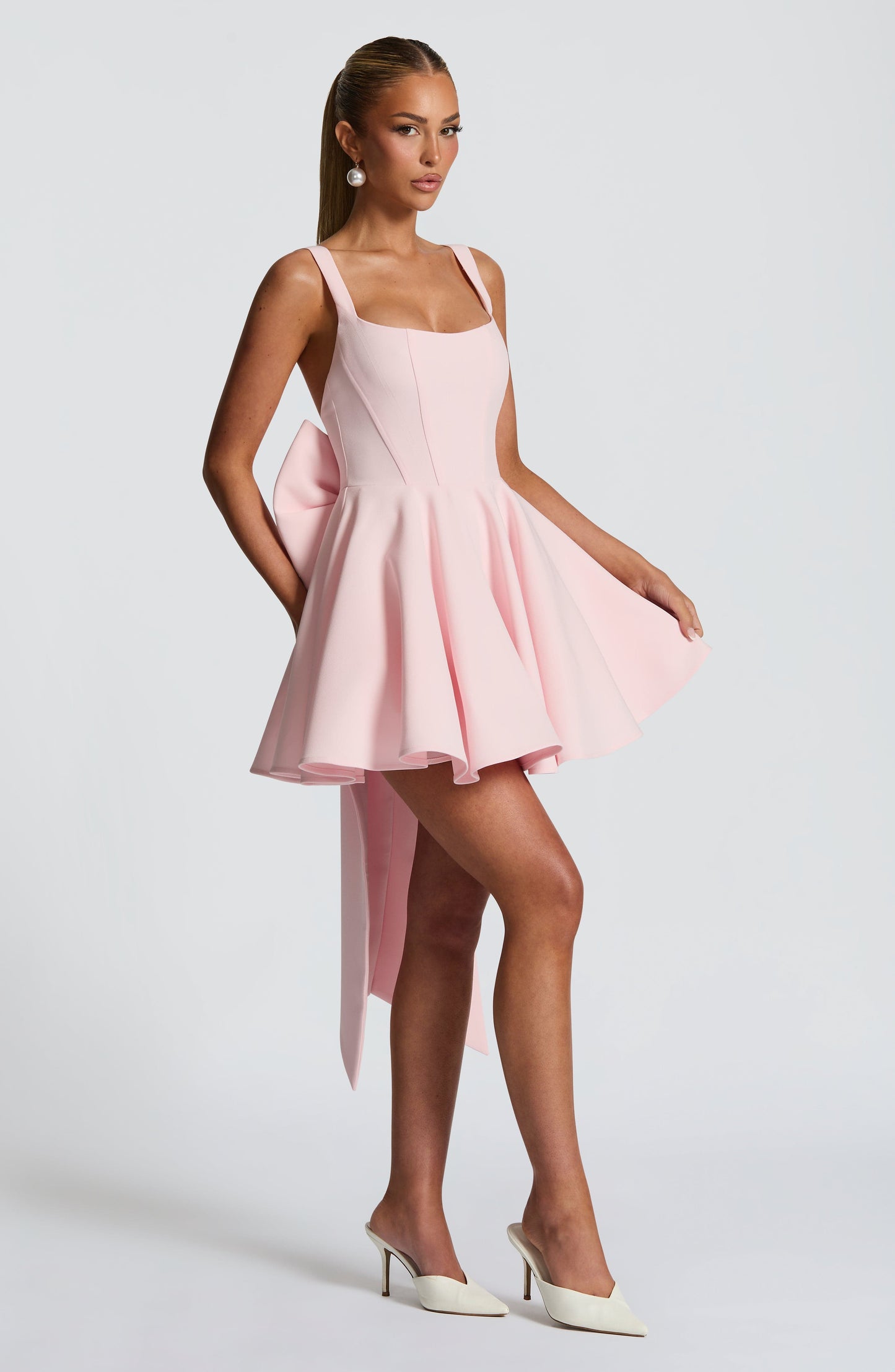 Minivestido Chloe Blush - Vestido de verano lindo