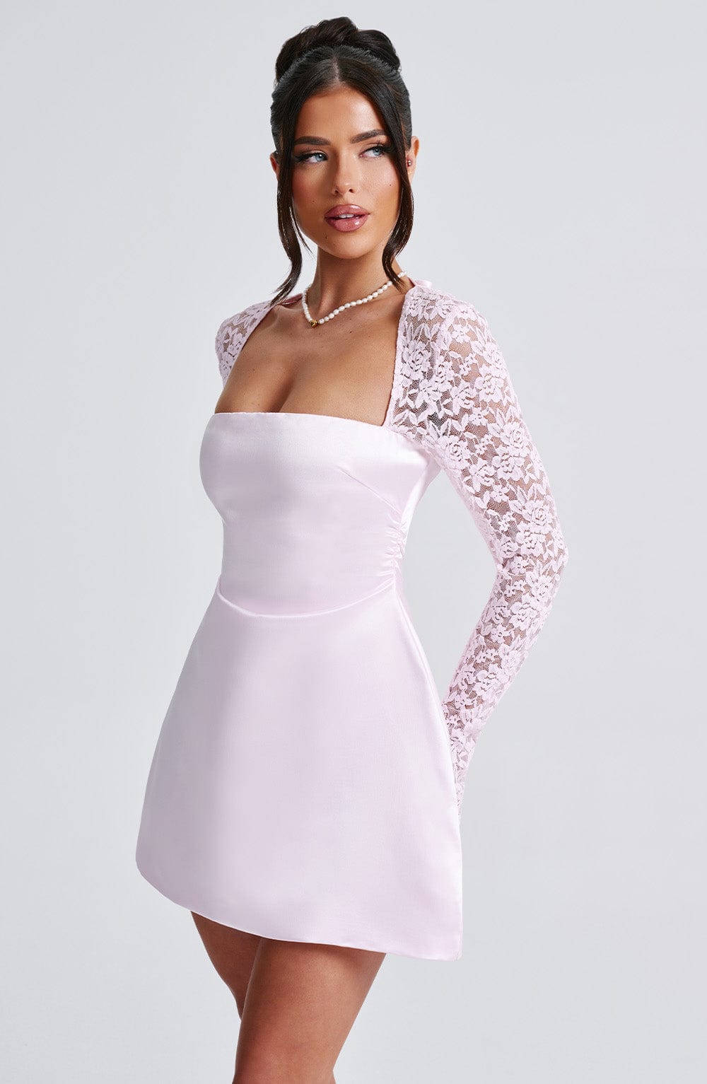 Minivestido Chloe Blush - Moda de verano linda