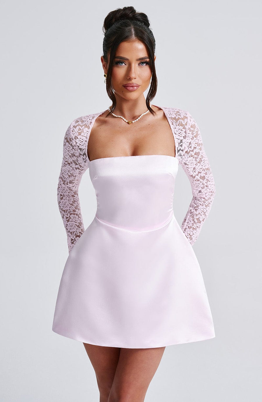 Minivestido Chloe Blush - Moda de verano linda