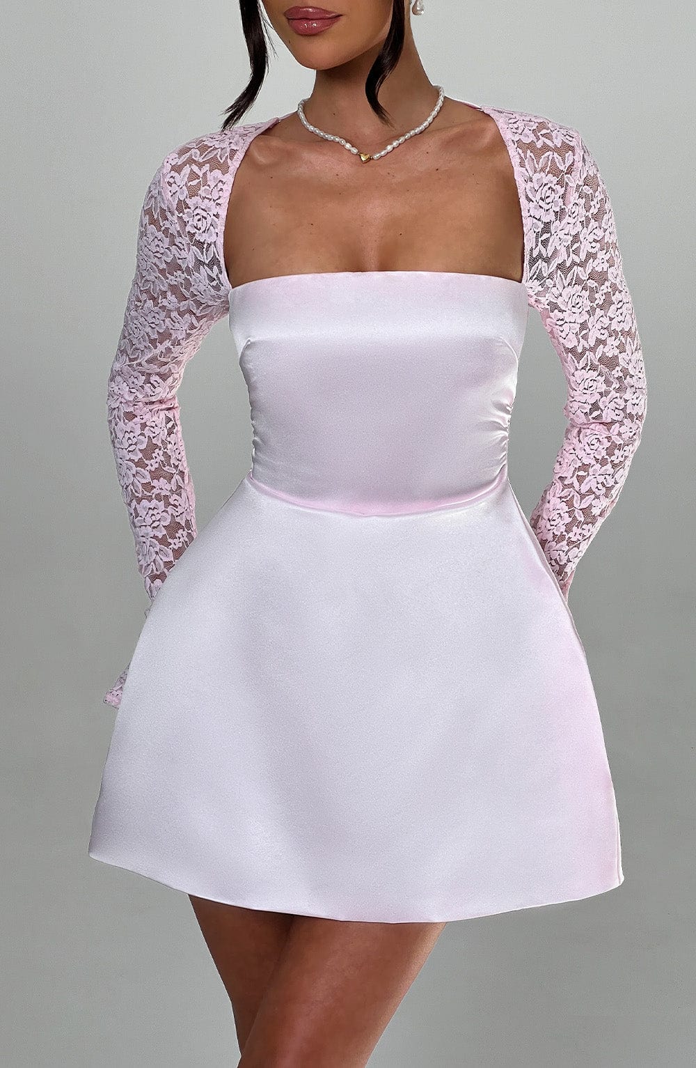Minivestido Chloe Blush - Moda de verano linda