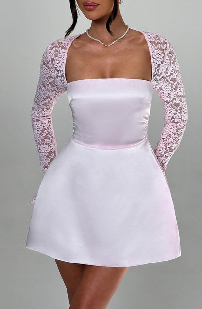 Minivestido Chloe Blush - Moda de verano linda