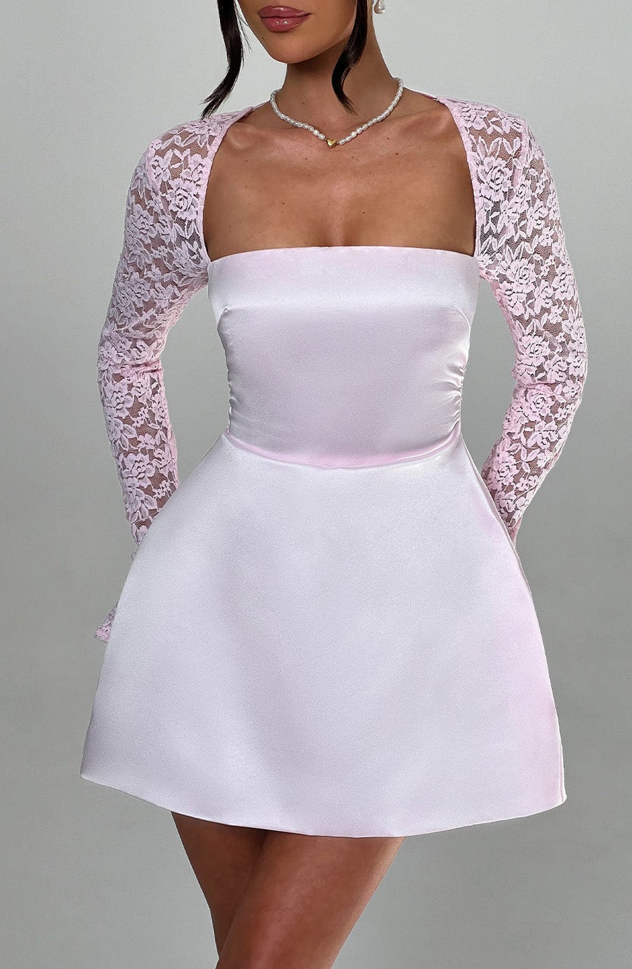 Minivestido Chloe Blush - Moda de verano linda