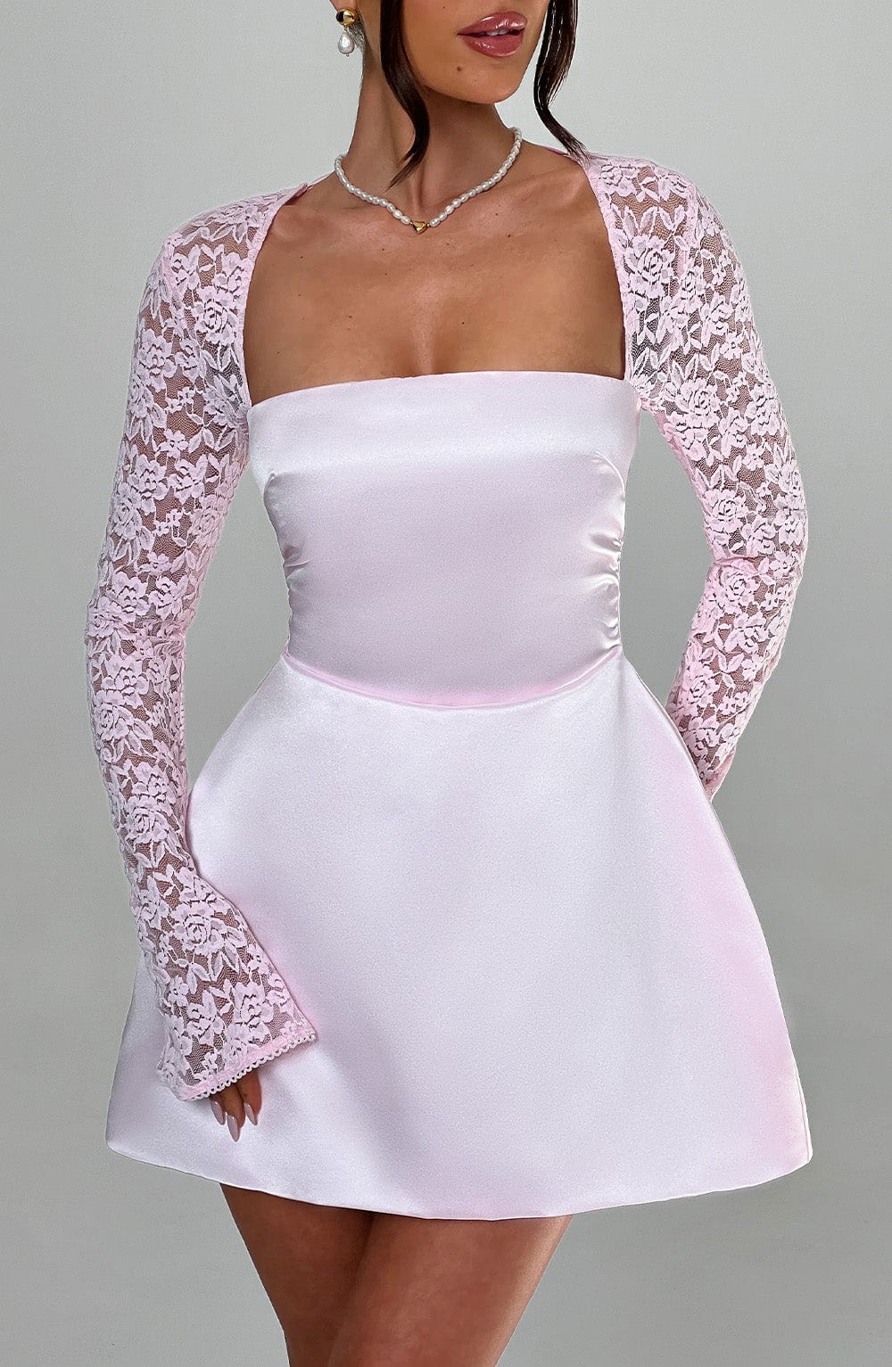 Minivestido Chloe Blush - Moda de verano linda