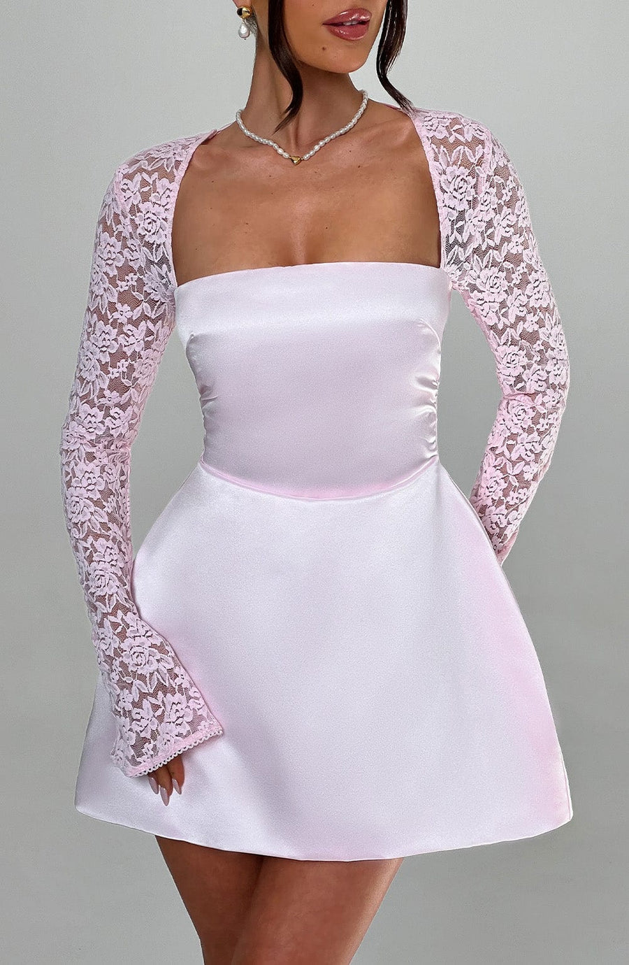 Minivestido Chloe Blush - Moda de verano linda