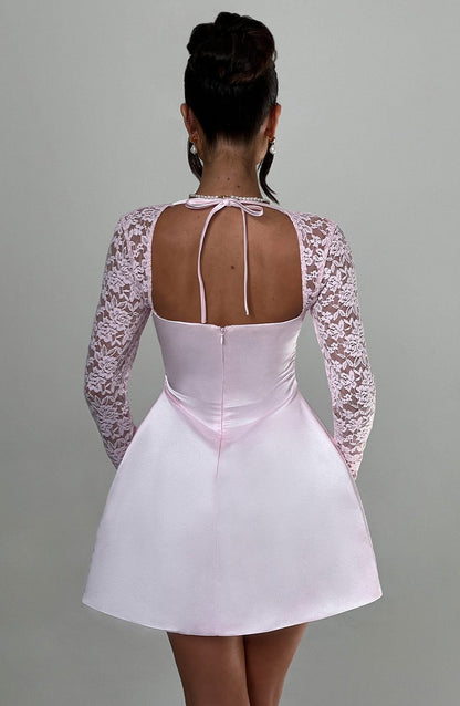 Minivestido Chloe Blush - Moda de verano linda