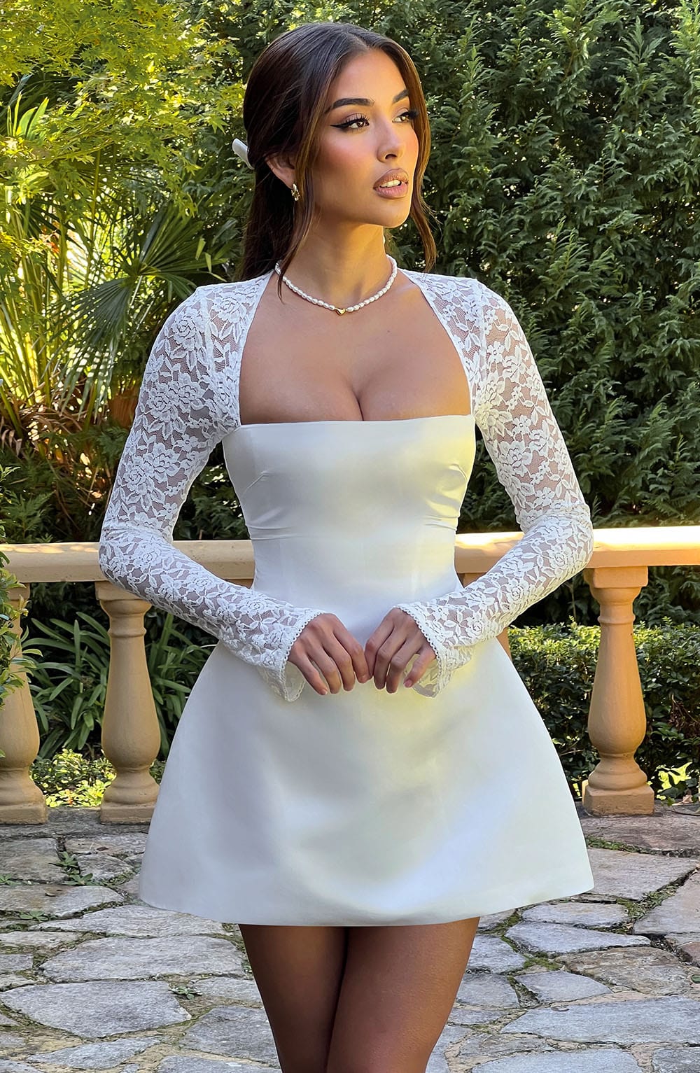 Minivestido Lila Marfil - Moda Veraniega Bonita