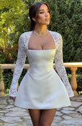 Minivestido Lila Marfil - Moda Veraniega Bonita