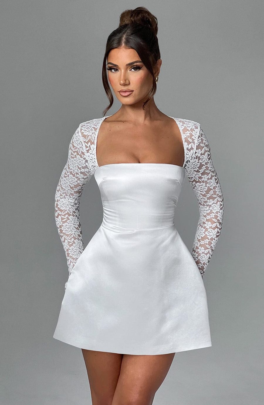 Minivestido Lila Marfil - Moda Veraniega Bonita