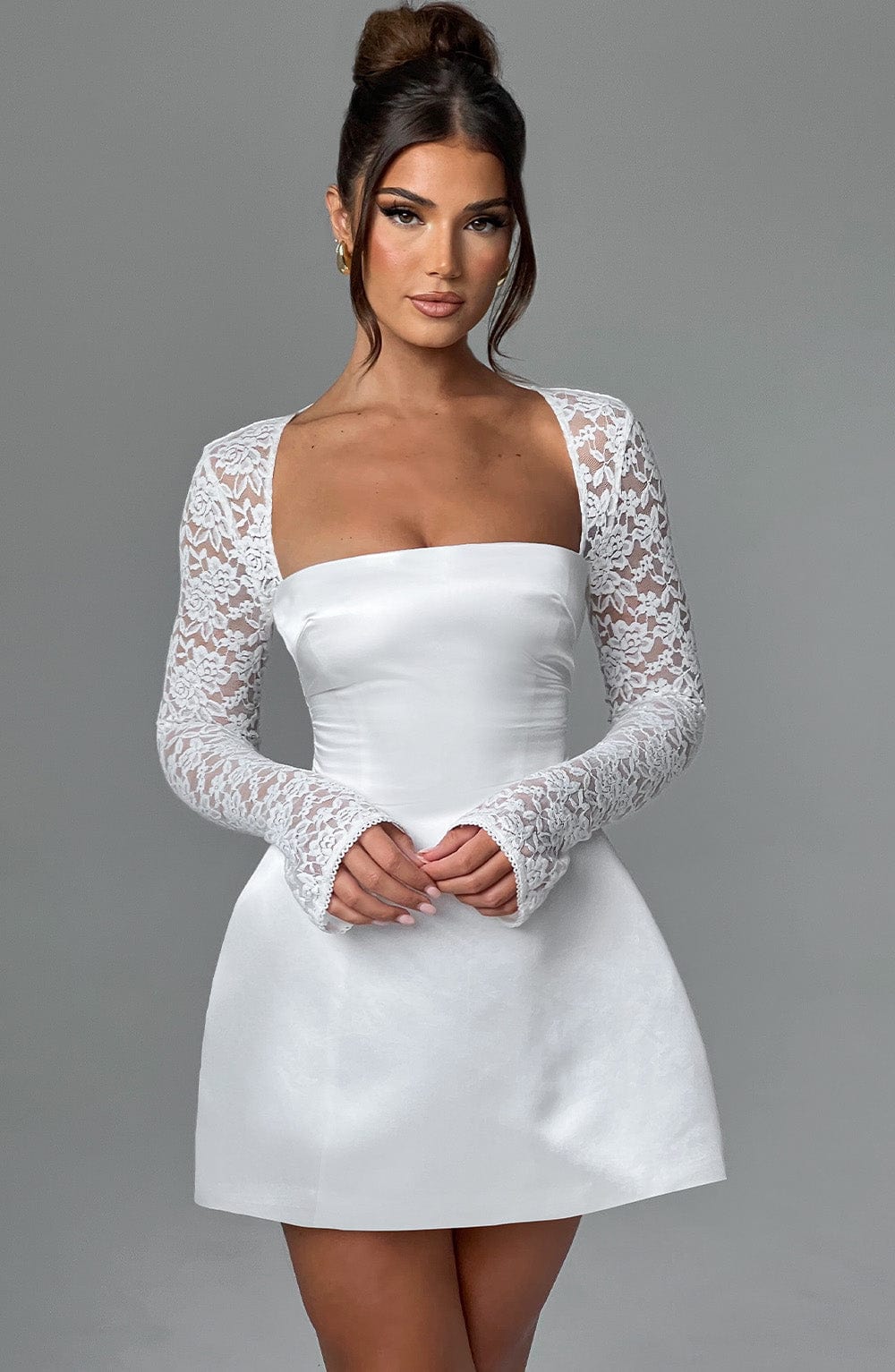 Minivestido Lila Marfil - Moda Veraniega Bonita