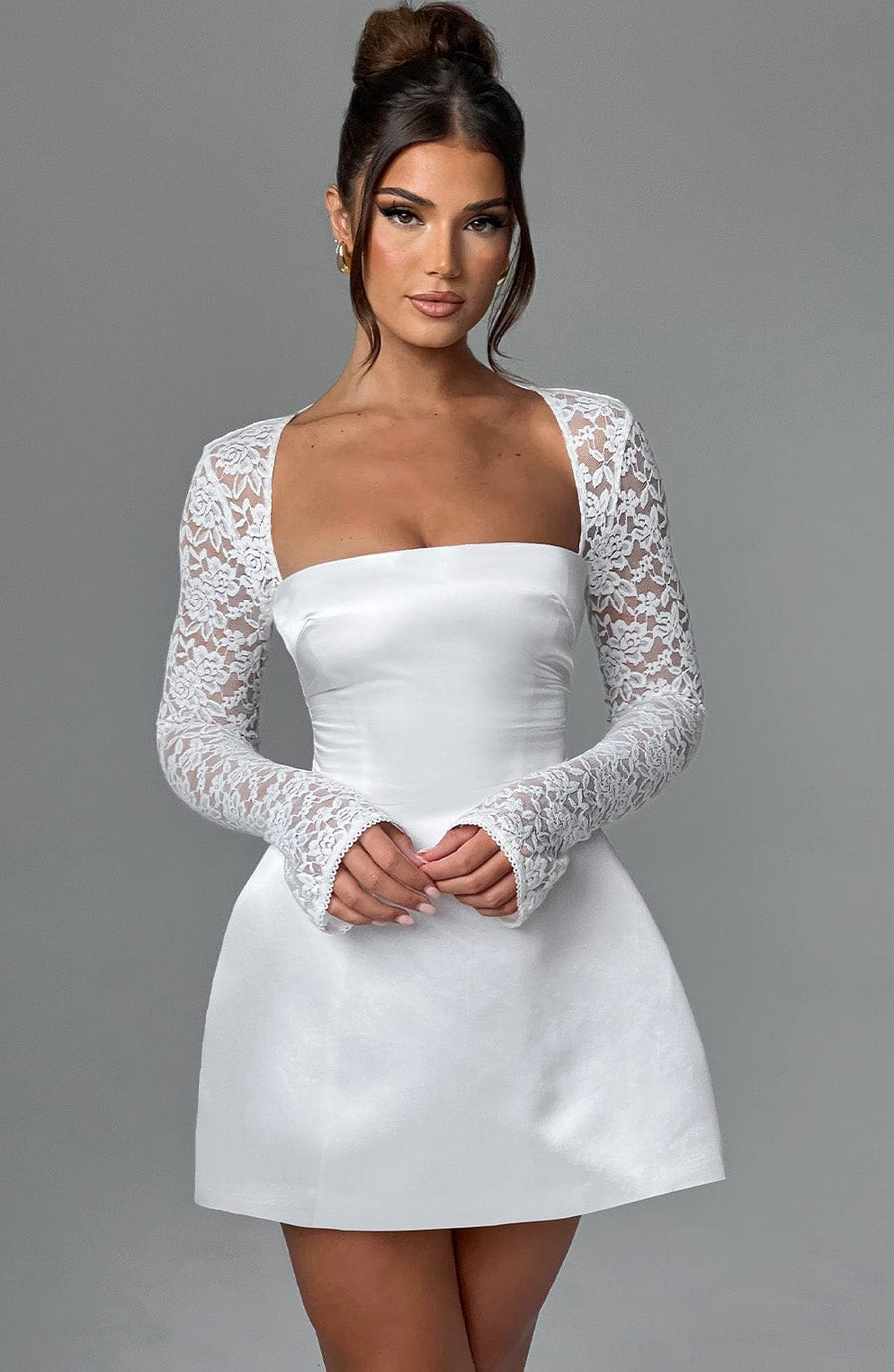 Minivestido Lila Marfil - Moda Veraniega Bonita