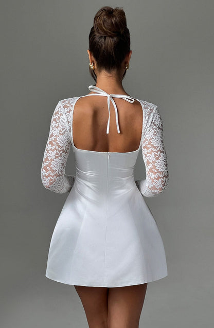 Minivestido Lila Marfil - Moda Veraniega Bonita