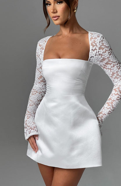 Minivestido Lila Marfil - Moda Veraniega Bonita
