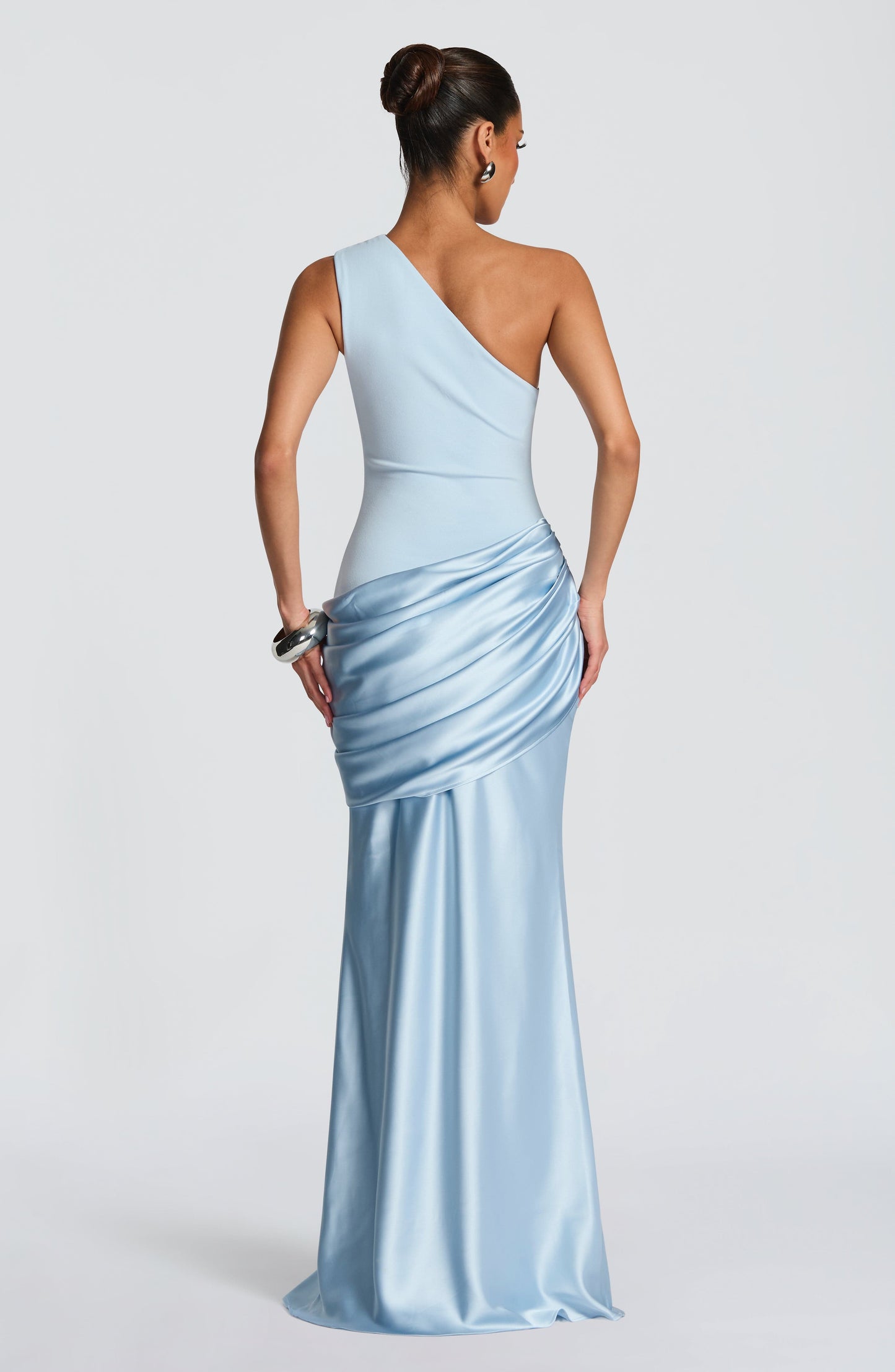 Vestido maxi de verano Emma Glacier Blue