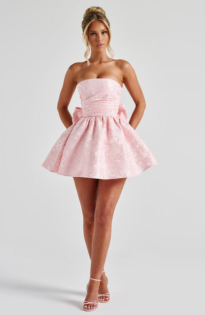 Amelia Blush Mini Sundress - Lindo Vestido de Verano