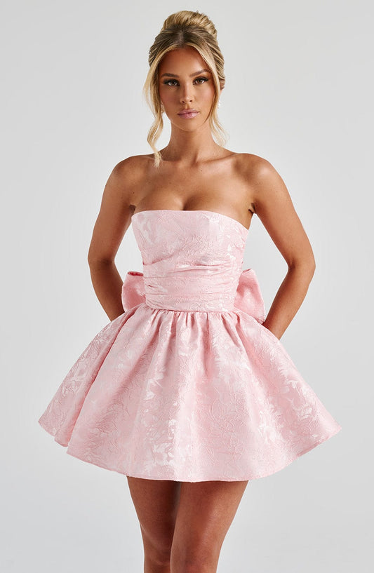 Amelia Blush Mini Sundress - Lindo Vestido de Verano
