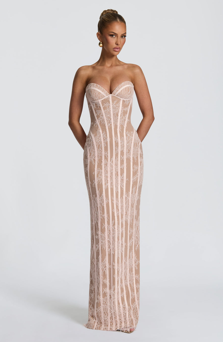 Vestido maxi de verano Chloe Blush