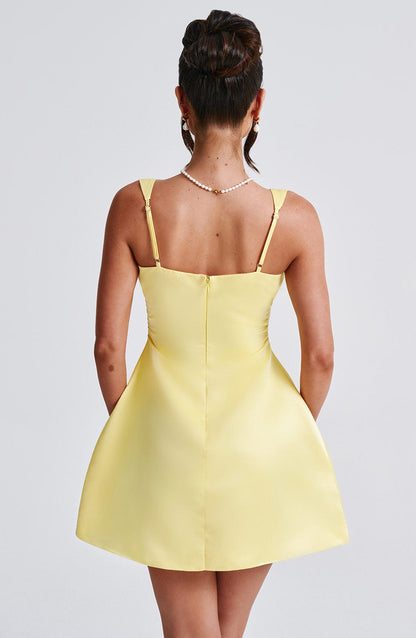 Minivestido Chloe Lemon - Bonita Moda de Verano