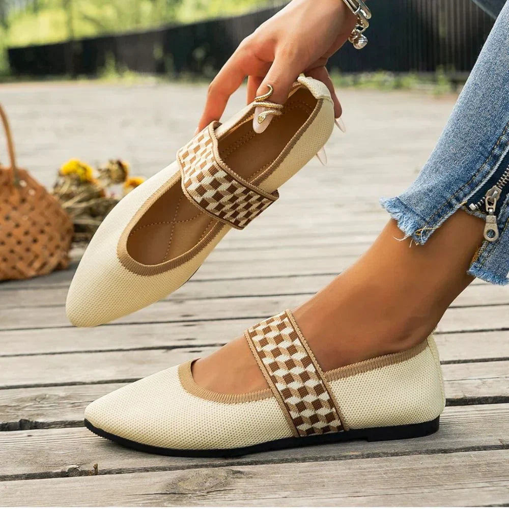 Emily - Zapatos planos elegantes para conjuntos de verano