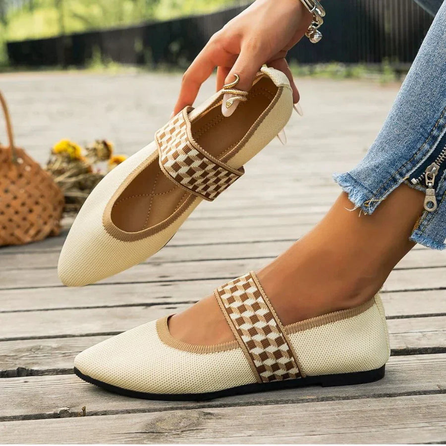 Emily - Zapatos planos elegantes para conjuntos de verano
