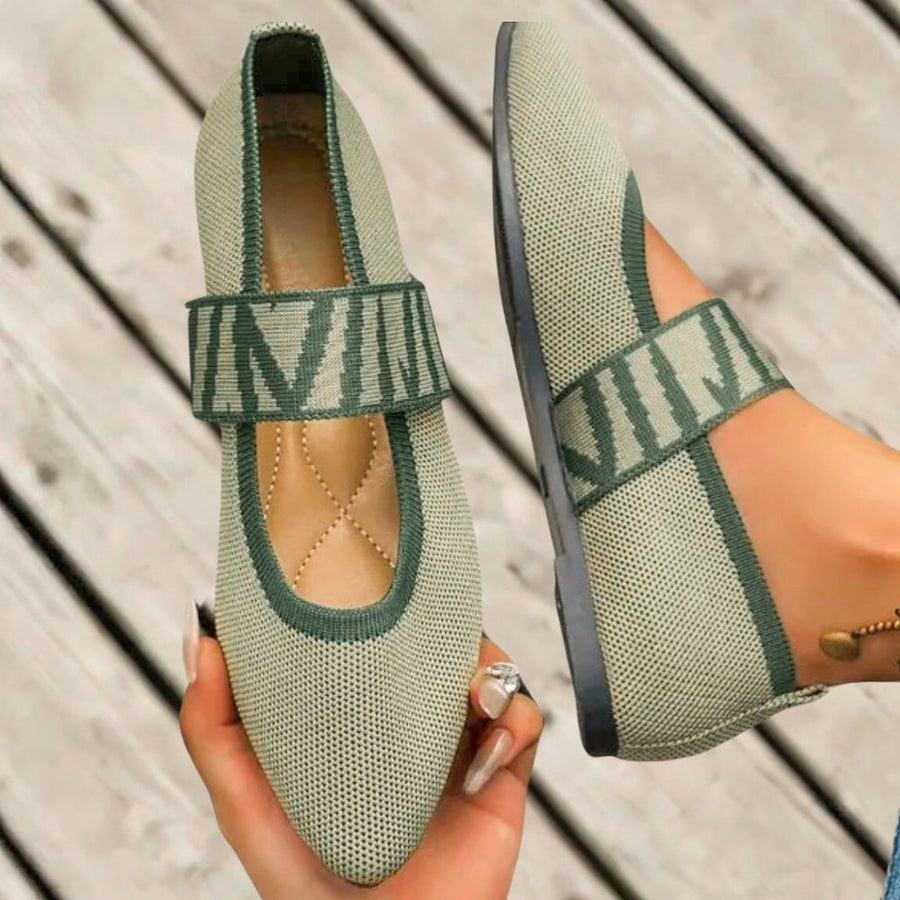 Emily - Zapatos planos elegantes para conjuntos de verano