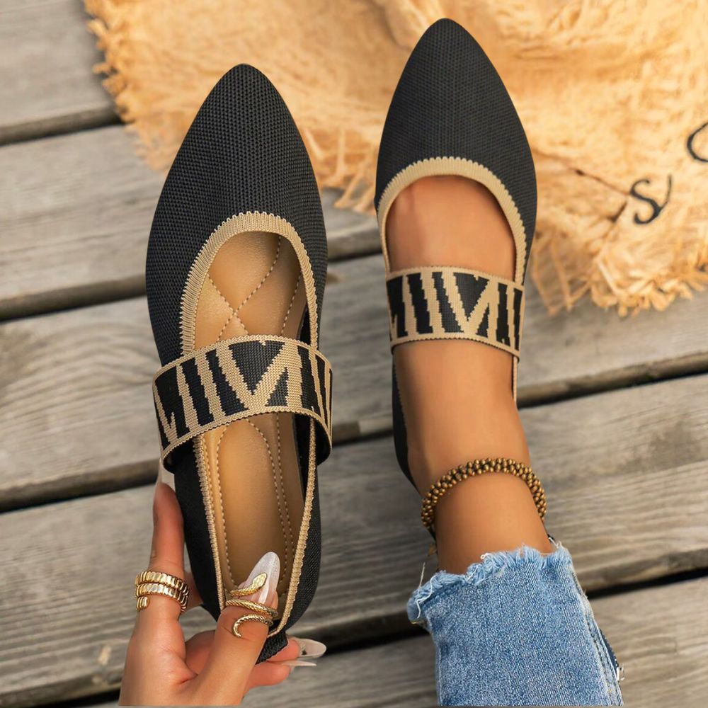 Emily - Zapatos planos elegantes para conjuntos de verano