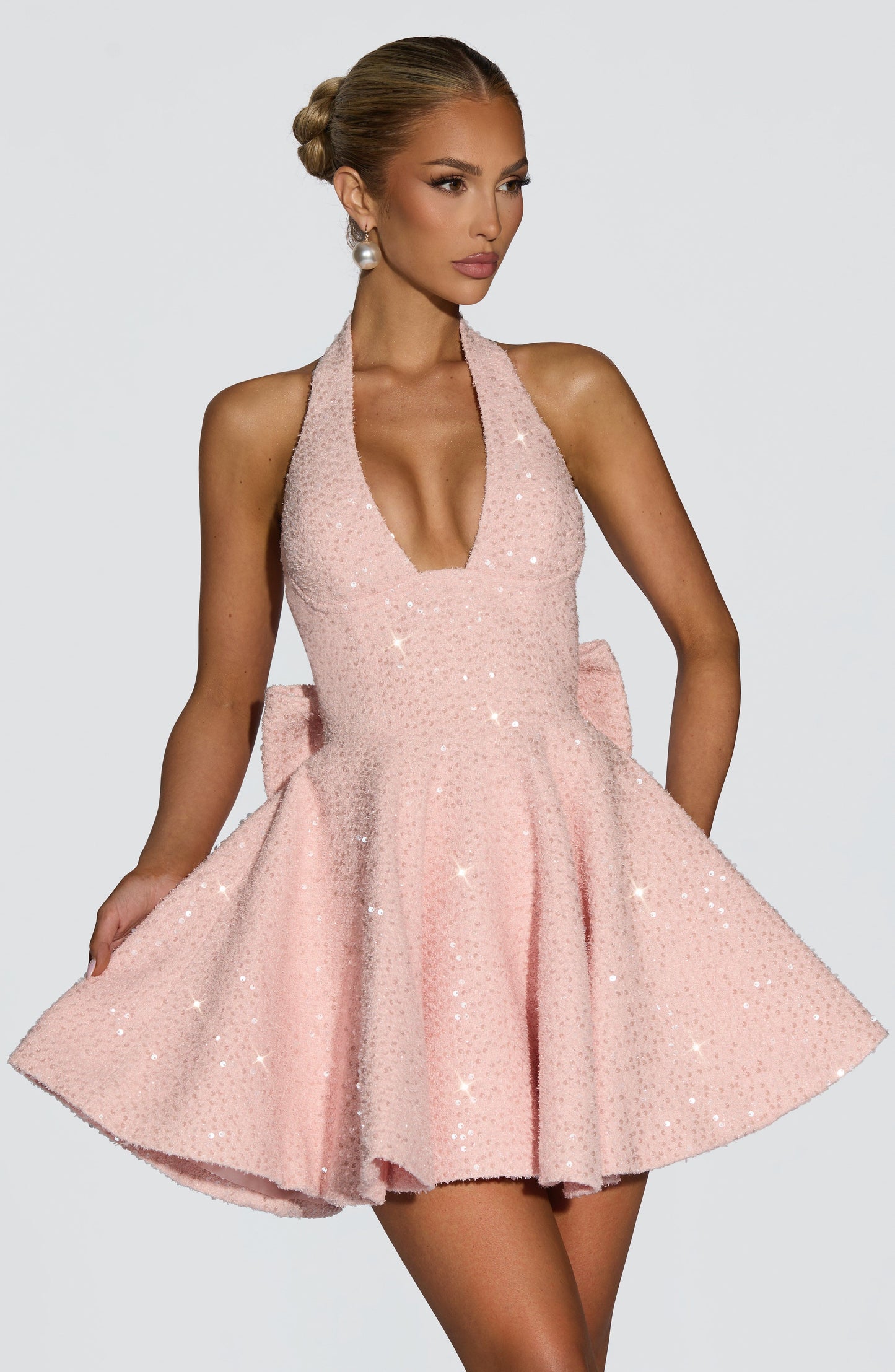 Minivestido Chloe Blush - Perfecto para el verano