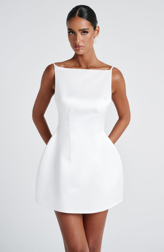 Minivestido Sophia Ivory - Vestido de verano bonito