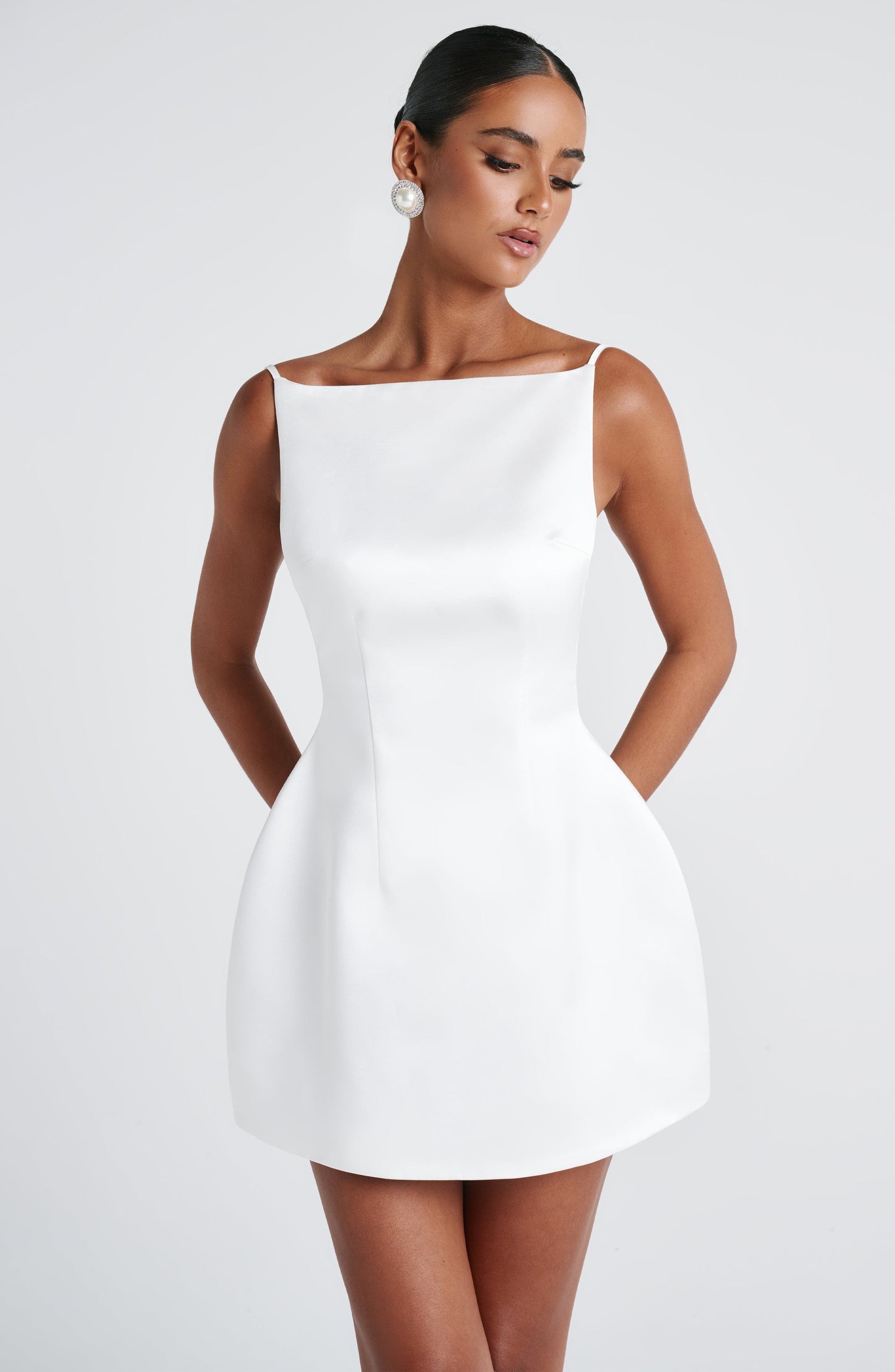 Minivestido Sophia Ivory - Vestido de verano bonito
