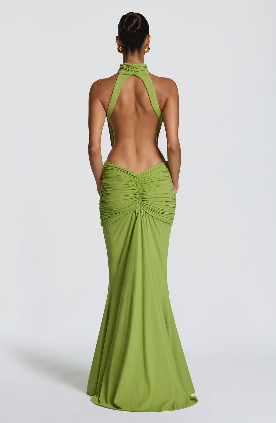 Vestido largo de verano Sophia Olive