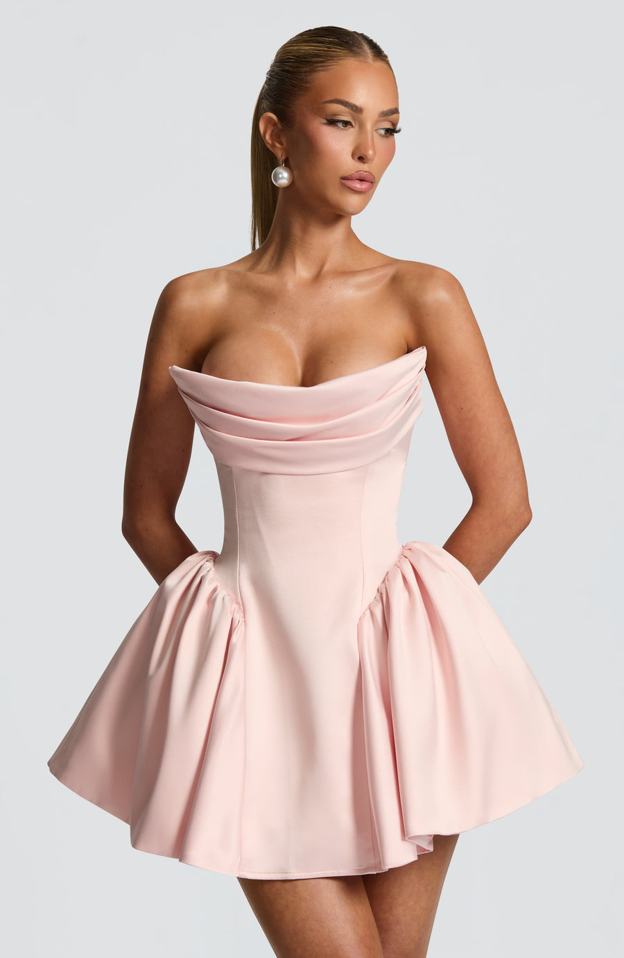 Mini Vestido Rosa Rubor Sophia - Moda Veraniega Encantadora