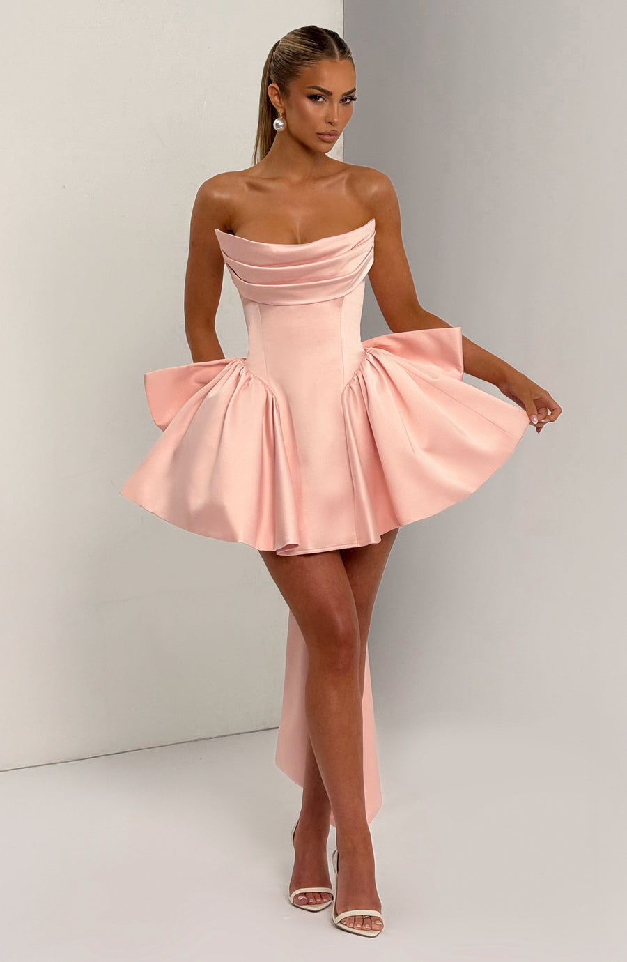 Mini Vestido Rosa Rubor Sophia - Moda Veraniega Encantadora
