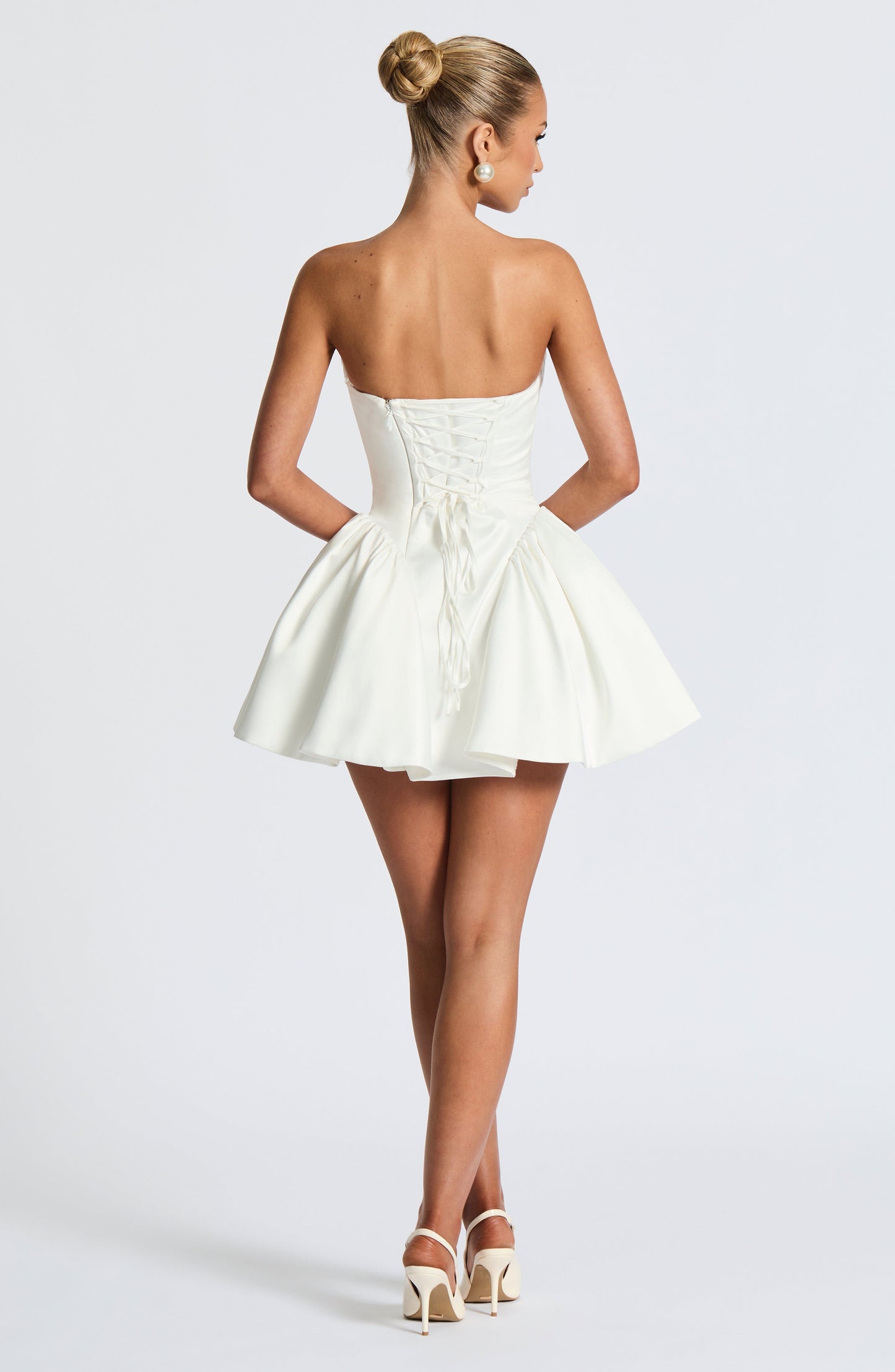 Sophia Ivory Mini Sundress - Lindo vestido de verano
