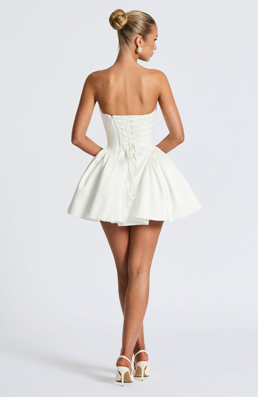 Sophia Ivory Mini Sundress - Lindo vestido de verano