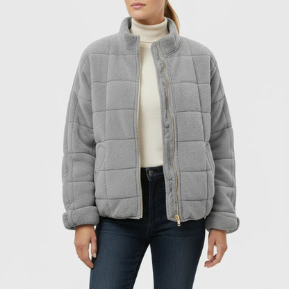Luvrefashion | Ladies' Quilted Flight Jacket in Green - image 9